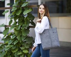 Minimalist Felt Purse Felt tote minimalist tote bag | Etsy Minimalist Square Shoulder Bag For Shopping, Minimalist Rectangular Bag For On-the-go, Gray Rectangular Bag For Daily Use, Gray Tote Bag For Shopping, Modern Gray Shoulder Bag With Top Carry Handle, Gray Rectangular Office Bag, Minimalist Square Shopping Bag, Gray Rectangular Shopping Bag, Gray Rectangular Shopping Bags