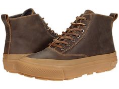 SeaVees Mammoth Boot - Men's Shoes : Elmwood : The SeaVees Mammoth Boot is a water-resistant lace up boot made with natural, heavy, rugged oiled leather and lined in super soft fleece. Contoured, cushy foam footbed with extra heel-strike cushion for comfort. Includes SeaVees's exclusive cooling system with perforations for breathability and cooling airflow channels. Traditional long lasting natural rubber outsole. Inspired by road trips and long weekends spent in Mammoth Lakes, CA. Imported. Mea Rugged High-top Lace-up Winter Boots, Rugged Lace-up Work Boots For Winter, Leather Low-top Work Boots For Winter, Fall Low-top Lace-up Boots With Rubber Sole, Low-top Leather Work Boots For Winter, Leather Low-top Boots For Winter, Casual Mid-top Weatherproof Boots, Casual Leather Low-top Lace-up Boots, Low-top Leather Boots For Winter