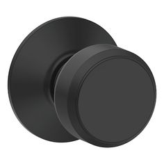 an image of a black door knob