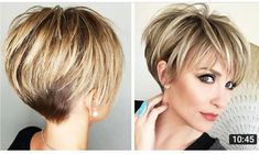 Haircuts Fine Hair, Short Haircuts Fine Hair, Short Haircut Ideas, Blonde Pixie Hair, Pixie Haircut For Thick Hair, Hairstyles For Thick Hair, Short Hair Trends, Blonde Pixie Haircut