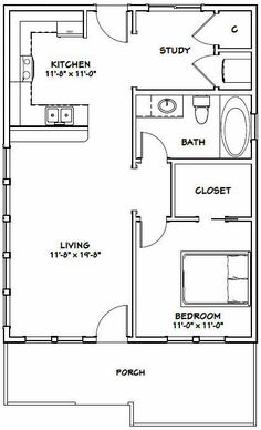 the floor plan for a two bedroom apartment with an attached bathroom and living room area