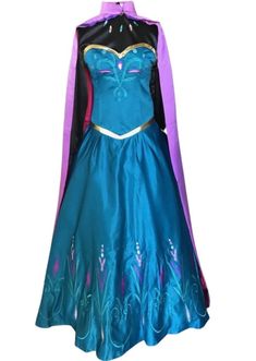 the frozen princess dress is shown on display