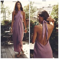 Zara New! Linen Halter Dress In Purple/Mauve Nwt Szm Questions? Leave A Comment Below! Approximate Layflat Measurements: Under Arm To Under Arm: 20 Bust To Hem:51 Forgiving In The Waist And Hips Bin 11-4 Mauve Halter Dress, Spring Purple Halter Neck Midi Dress, Purple Halter Neck Midi Dress For Spring, Purple Halter Neck Dress For Beach, Purple Halter Neck Beach Dress, Chic Lavender Beach Dress, Elegant Lavender Beach Dress, Fitted Lavender Maxi Dress For Beach, Purple Halter Neck Midi Dress For Summer