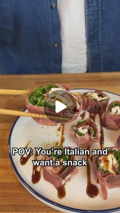 Domenic’s Kitchen on Instagram: "Authentic Italian Sushi! 🇮🇹🍣 #italianfood #sushi #japanesefood #italy #italian #foodie #alessifoods #food #fyp #foryoupage #viral #viralreels #viralvideos #domenicskitchen"