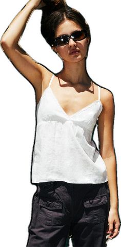 Peplum Tank Top, John Galt, White Shop, White Linen, Pacsun, Tank Top, Tank Tops, White