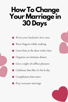 30 ways to love your husband | how to have a happy marriage | marriage after kids | marriage during postpartum | happy marriage | biblical marriage advice | how to have a godly marriage | how to have a successful marriage | how to change your marriage | how to have a better marriage New Wife Tips, How To Have A Good Marriage, How To Have A Happy Marriage, How To Improve Marriage, Marriage To Do List, How To Treat Your Husband, How To Be Nicer To Your Husband, How To Really Turn My Husband On, How To Prepare For Marriage