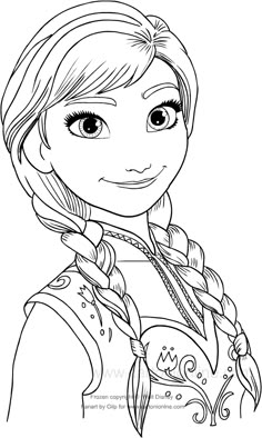 disney frozen princess coloring pages for kids to print out and color on the page,