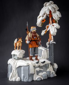 Lego Mocs, Lego Mountain Moc, Lego Winter Village Mils, Lego 3d, Lego Winter Village Moc, Lego Winter Village, Lego Winter, Lego Characters, Lego News