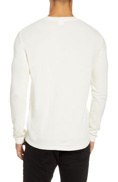 A softly textured knit elevates the look of a long-sleeve T-shirt made with versatile solid coloring and a fit that's easy to layer or wear on its own. Style Name:Nn07 Clive 3323 Slim Fit Long Sleeve T-Shirt. Style Number: 5935653. Egg White, Knit Tees, Textured Knit, Waffle Knit, Long Sleeve T Shirt, Long Sleeve Tshirt, Egg, Long Sleeve Blouse, Dry Clean