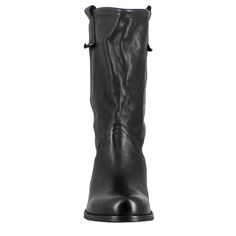 Vintage effect women's medium boots



 Smooth black leather

 Leg height 28 cm

 Circumference 39cm

 Heel height 3cm

 Unlined






 Leather sole



 Padded insole



 Made in Italy



 Composition:
 Upper: 100% Leather
 Bottom: 100% Leather
 Insole: 100% Leather