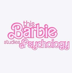 the logo for this barbie studies and mythology