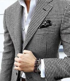 Casual Wedding Suit, Italian Mens Fashion, Checkered Suit, Casual Suit Jacket, Slim Fit Blazer, Mens Fashion Edgy, Mens Blazer Jacket, Men With Street Style