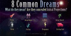 8 Common Dreams and what they mean! Pay attention to these dreams as they can give you important information about the Astral Plane and your Psyche. Dream Magick, Book Of Shadows Spells, Witchcraft Grimoire, Meaning Of Dreams, Out Of Body Experience, Positive Actions, Spiritual Science, Astral Plane, Native American Quotes