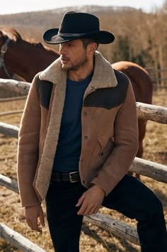 Rugged Sheepskin Outerwear, Western Winter Outerwear For Ranch, Classic Fall Outerwear For Rodeo, Rugged Sheepskin Long Sleeve Outerwear, Rugged Sheepskin Outerwear With Long Sleeves, Winter Outerwear With Pockets For Rodeo, Western Style Winter Outerwear For Rodeo, Western Winter Outerwear For Rodeo, Winter Rodeo Outerwear With Pockets