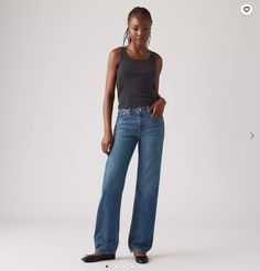 Levi Low Pro, High Waisted Mom Jeans, Levi Jeans Women, Vintage Fits, Levi’s 501, Light Blue Jeans, Dark Blue Jeans, Low Rise Jeans, Dark Wash Denim