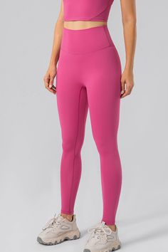 High Waist Wide Waistband Active Leggings - Leggings - FITGGINS