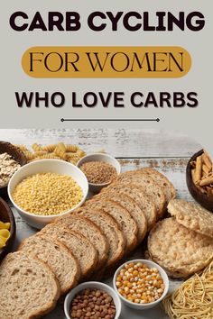 Try carb cycling if you're a woman who loves carbs. #carbs #carbcycling Carb Cycling Meal Plan For Beginners, Carb Cycling Menu, Carb Cycling For Women, Metabolic Confusion, Carb Cycling Meal Plan, Cycling Diet, Get Back In Shape, Getting Back In Shape