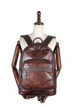 Overview： Design: Best Leather Rucksack Womens Vintage 16 inches Laptop Backpack Leather School Backpack PurseIn Stock: 3-5 Days To Process OrderInclude: A BagCustom: NoneMaterial: CowhideColor: Brown, Coffee, Black GrayMeasures: 42cm× 33cm× 20cm Weight: 0.9kgSlots: 1 zip main slot, 1 inner slot, 1 zip inner slotStyle: Best Leather Rucksack Womens Vintage 16 inches Laptop Backpack Leather School Backpack PurseNote： Each item will have very slight variances to the pictured bag, and the consequenc Main Slot, Leather School Backpack, Overview Design, Leather Laptop Backpack, Rucksack Bag, Best Leather, Leather Rucksack, Coffee Black, Felting Tutorials