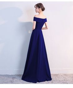 Off-shoulder Mermaid Dress For Prom Evening, Fitted Off-shoulder Bridesmaid Dress For Evening, Elegant Off-shoulder Mermaid Party Dress, Off-shoulder Evening Dress For Formal Events, Off-shoulder Evening Gown For Prom, Elegant Off-shoulder Mermaid Dress For Banquet, Elegant Blue Off Shoulder Formal Dress, Off-shoulder Evening Dress With Sweep Train For Formal Events, Off-shoulder Evening Dress For Banquets And Party Season