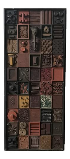 a close up of many different types of chocolates