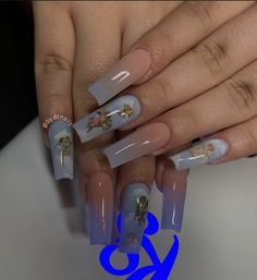 Acrylic Nails Birthday, French Tip Acrylics, Nails Birthday, French Tip Acrylic Nails, Foil Nails, Short Acrylic, Short Acrylic Nails, Nail Inspo