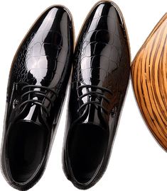 Black Pointed Toe Dress Shoes For Fall, Black Fall Party Dress Shoes, Black Dress Shoes For Fall Party, Casual Fitted Black Dress Shoes, Black Patent Leather Dress Shoes For Fall, Casual Black Dress Shoes For Party, Black Synthetic Dress Shoes For Spring, Spring Black Pointed Toe Dress Shoes, Black Synthetic Dress Shoes For Party