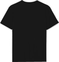 Essential Short Sleeve Graphic T-shirt, Essential Graphic Print Short Sleeve T-shirt, Essential Short Sleeve T-shirt With Graphic Print, Black Short Sleeve Essential Top, Essential Black Short Sleeve T-shirt, Essential Black Short Sleeve Tops, Black Relaxed Fit Essential T-shirt, Plain T Shirts, Black Plain