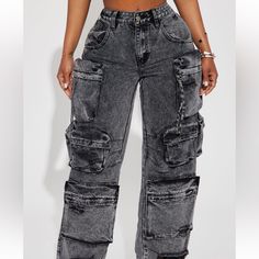 New With Tags Very Cute & Fashionable Jeans Can Be Dressed Up Or Down Wash Jeans Outfit, Kawaii Clothes Goth, Forarm Tattoos, Fashion Nova Curve, Denim Cargo Pants, Baddie Tips, Outfits Girl, Black Ripped Jeans, Fashion To Figure