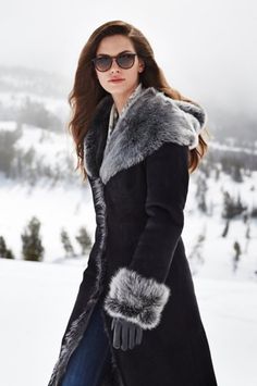 Dakota Hooded Toscana Sheepskin Coat | Overland Apres Ski Outfit, Shearling Coat Womens, Afghan Coat, Long Fur Coat, Penny Lane Coat, Sheepskin Coat, Penny Lane, Shearling Coat, Coat Outfits