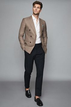 Cocktail Attire For Men: A Modern Guide For 2024 Cocktail Attire Men, Party Outfit Men, Mens Business Casual Outfits, Formal Men Outfit, Wedding Outfit Men, Mens Business