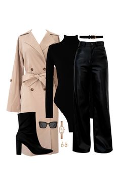 Yvette Khaki Trench Coat Khaki Trench, Khaki Trench Coat, All Black Fashion, Winter Fashion Outfits Casual, London Outfit, Stylish Work Attire, Latest Trends In Fashion, Causual Outfits, Winter Dress