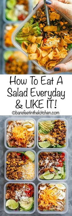 how to eat a salad every day and like it with pictures on the side, including images