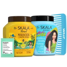 PRICES MAY VARY. Ultimate Curly Hair Duo: Enhance your curls with Skala's Mais Cachos and Maracuja Curl Creams, designed to define and hydrate your natural curls. Achieve salon-quality results from the comfort of your home with this powerful curly hair kit. Viral TikTok Sensations: Discover why these Skala curl creams have gone viral on TikTok. Loved by curly-haired enthusiasts globally, these Brazilian favorites are perfect for achieving soft, bouncy, and frizz-free curls. Nourishment with Braz Best Salon Products For Curly Hair, Best Natural Products For Curly Hair, 3c Curly Hair Shampoo, Curly Hair Shampoo Best, Brazil Hair Products, The Best Shampoo And Conditioner For Curly Hair, Brazilian Hair Care Products, Best Products For 2b Curly Hair, Best Hair Products For Curly Hair Waves