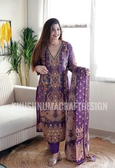 Hey! Thank you for taking the time to visit khushnumacraftdesign! by Me (Mahir Khan)! **Product Description ❤️Navratri and diwali special❤️   ❤️3 pic suit set 🌹 2 colors ️️️️️ Febric details:- Featuring soothing yet😍 Model satin febric with print & work and full lining with silk pent and  dupatta with embroidery work lace &😘 Havvy stone work elegant printing 🥰 with Color. Maltiprint and pettern. It is a perfect outfit for any small gathering or function. It is very comfortable as it looks  K Designer Unstitched Suit With Mirror Work In Mulmul, Festival Unstitched Shantoon Suit With Mirror Work, Festival Unstitched Mulmul Suit With Mirror Work, Unstitched Jamawar Sets With Mirror Work, Semi-stitched Shantoon Churidar With Mirror Work, Unstitched Mulmul Suit With Mirror Work For Navratri, Festive Traditional Wear With Mirror Work In Cambric, Purple Mirror Work Palazzo Set For Eid, Eid Jamawar Unstitched Suit With Mirror Work