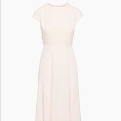 Never Worn, Bought It For A Wedding But Ended Up Wearing Something Else And Can’t Return. Please See 3rd And 4th Pictures For Actual Picture Of Dress Being Sold. They Don’t Sell The Color Anymore So I Couldn’t Find A Stock Image To Use For Cover. Last Picture Is To Show True Color. Elegant Short Sleeve Bridesmaid Midi Dress, Classic Short Sleeve Midi Dress For Wedding, Feminine Fitted Tea Length Dress For Formal Occasions, Short Sleeve Dresses With Fitted Bodice For Wedding Guest, Fitted Short Sleeve Dress For Wedding Guest, Classic Spring Wedding Midi Dress, Wedding Guest Dress With Fitted Bodice And Short Sleeves, Spring Wedding Classic Midi Dress, Fitted Midi Bridesmaid Dress