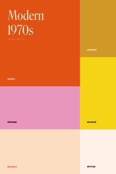 the cover of modern 1970's, with different colors and font on each side