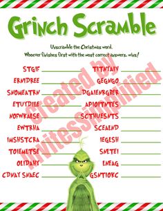 the grinch scrabble worksheet