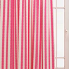 Nursery Blackout Curtains, Preppy Bedroom, Pinch Pleat Curtains, Striped Curtains, Pink Curtains, Quality Curtains, Curtain Sizes, Kid Rooms, Kids Curtains