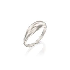 Drop ring - Slim Silver Elegant Stackable Thick Band Rings, Elegant Silver Stackable Rings With Thick Band, Elegant Silver Thick Band Stackable Rings, Elegant Silver Midi Rings Tarnish Resistant, Silver Tarnish Resistant Minimalist Dome Ring, White Gold Open Dome Ring, Modern White Gold Open Midi Rings, Timeless Silver Dome Ring Tarnish Resistant, Modern Thick Band Midi Rings For Anniversary