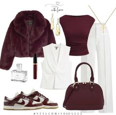 Trending FASHION from @amazon & more! 🔥🤍 Comment for links!!

1-  This Burgundy Faux Fur Jacket adds luxe texture over the Express Burgundy Crop Top paired with sleek Amazon White Wide-Leg Pants. Completed the outfit with Nike sneakers for a sporty twist and the Louis Vuitton lookalike in a matching deep red! ❤️

2-  The Shien Striped Cardigan with Abercrombie High-Waist Black Jeans for an effortlessly cool vibe, layered with a H&M Black Denim Jacket for that extra edge.
Finished off with cla...