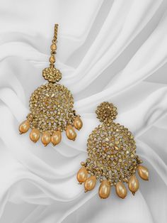 These chandbalis with matching maangtikka comes as a pair and is beautifully handmade with high quality polki stones. This set is perfect for any bridesmaid, bride, sangeet or any occasion or event as a gift for any occasion as any one who loves jewelry will love this statement piece. It has beautiful colors that really make the set a statement piece. Product Details: • Tikka • Earrings Free Shipping/Ready to Ship and available immediately if you place an order today! Fast and Free Shipping US C Festive Kundan Chandbalis In Anarkali Style, Diwali Lehenga With Stone Work, Diwali Kundan Chandbali Sets, Bollywood Style Festive Chandbalis With Stone Work, Bollywood Style Kundan Anarkali Set With Stone Work, Kundan Jhumkas With Stone Work For Wedding, Bollywood Kundan Chandbali Sets, Festive Chandbali Bridal Sets For Eid, Wedding Chandbalis With Zari Work For Eid