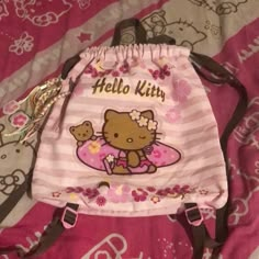 Hawaiian hello kitty bag