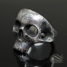 The Skull ring, A simple yet powerful look. Each one is hand carved, cast and then refined again to achieve the desired look. For this reason, there will be subtle differences in each ring. These take Time, please allow 1-2 weeks for your order to ship as I will make your ring to order in your size. Please select from the list of options: 1. Ring Size 2. Ring Metal Metal: Please select from Sterling Silver, 14k white gold or 14k yellow gold. These rings are heavy and thick. I do not skimp on my materials nor do I hollow out my rings. Interested in a larger size, or a different type of metal? Please just send me a message. Please allow several weeks for me to custom make your ring. These rings are a special order and cannot be exchanged however, I can resize them if needed. Shipping will in The Skull, Ring Metal, Skull Ring, Take Time, Metal Rings, Rings Statement, The List, Favorite Jewelry, Types Of Metal