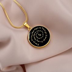 This Hooponopono Necklace Is the Perfect Gift Whether for Yourself or a Loved One.  Explore all our Inspirational jewelry here: https://www.etsy.com/in-en/shop/SymbolicPresent?ref=seller-platform-mcnav§ion_id=31033166 ➜ Our jewelry is made of high-quality surgical steel with a shatterproof liquid glass coating and an 18k gold finish option. ➜ Engrave onto the back of the Hooponopono pendant your loved one's name, your wedding date, an anniversary, or anything else you want to remember and keep y Spiritual Round Pendant Charm Necklace For Mom, Spiritual Round Pendant Charm Necklace As Gift For Mom, Spiritual Stainless Steel Jewelry For Gifts, Spiritual Round Birth Flower Necklace, Personalized Inspirational Necklace For Mom, Spiritual Birth Flower Necklace For Anniversary, Anniversary Birth Flower Necklace, Meaningful Round Pendant Jewelry As Gift, Meaningful Round Pendant Jewelry Gift For Mom