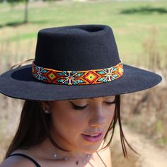 Price includes a Brigitte Sambboho hat & a Maui hatband. Save 10% with this bundle. Select hat size. Hatband is one size fits all. Hatband is removable. Hatband in the bundle is made to order: average delivery time for made to order item is 20 business days. The fanciest hat you will ever wear. Sambboho's Brigitte black hat is a dipped crown boater design with a custom trimmed genuine velvet black band. A structured and stiff short-brimmed boater style. Use to make an impression! Dipped crow Hat Band Ideas, Band Ideas, Boater Hat, Fancy Hats, Vogue Magazine, Black Hat, Hat Band, Black Trim, Hat Sizes