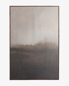 an abstract painting with brown and grey tones