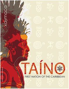 the cover art for tano's first nation of the caribbean album, featuring an image of a man with feathers on his head