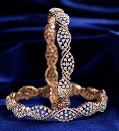 Gold Plated Diamond Bangle For Wedding, Daimond Bangel Design Latest, Diamond Bangle Design, Traditional Diamond Bangle, Traditional Diamond Bangle For Festive Occasions, Diamond Bangles Indian, Gold Diamond Bangle For Festivals, Big Bangles