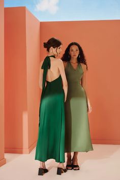 Bridesmaids Dress Emerald Dress Silk Dress Cocktail - Etsy Green A-line Wedding Dress, Elegant Green A-line Satin Dress, Fitted A-line Backless Wedding Dress, Fitted A-line Backless Dress For Wedding, Green Midi Dress With Fitted Bodice For Prom, Green Bridesmaid Dress With Sweep Train For Party, Green Bridesmaid Dress With Sweep Train For Banquet, Green Long Dress For Banquet, Green V-neck Bridesmaid Dress For Wedding