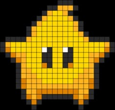 an image of a pixellated smiley face